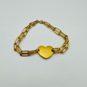 Valentine’s Day heart bracelet